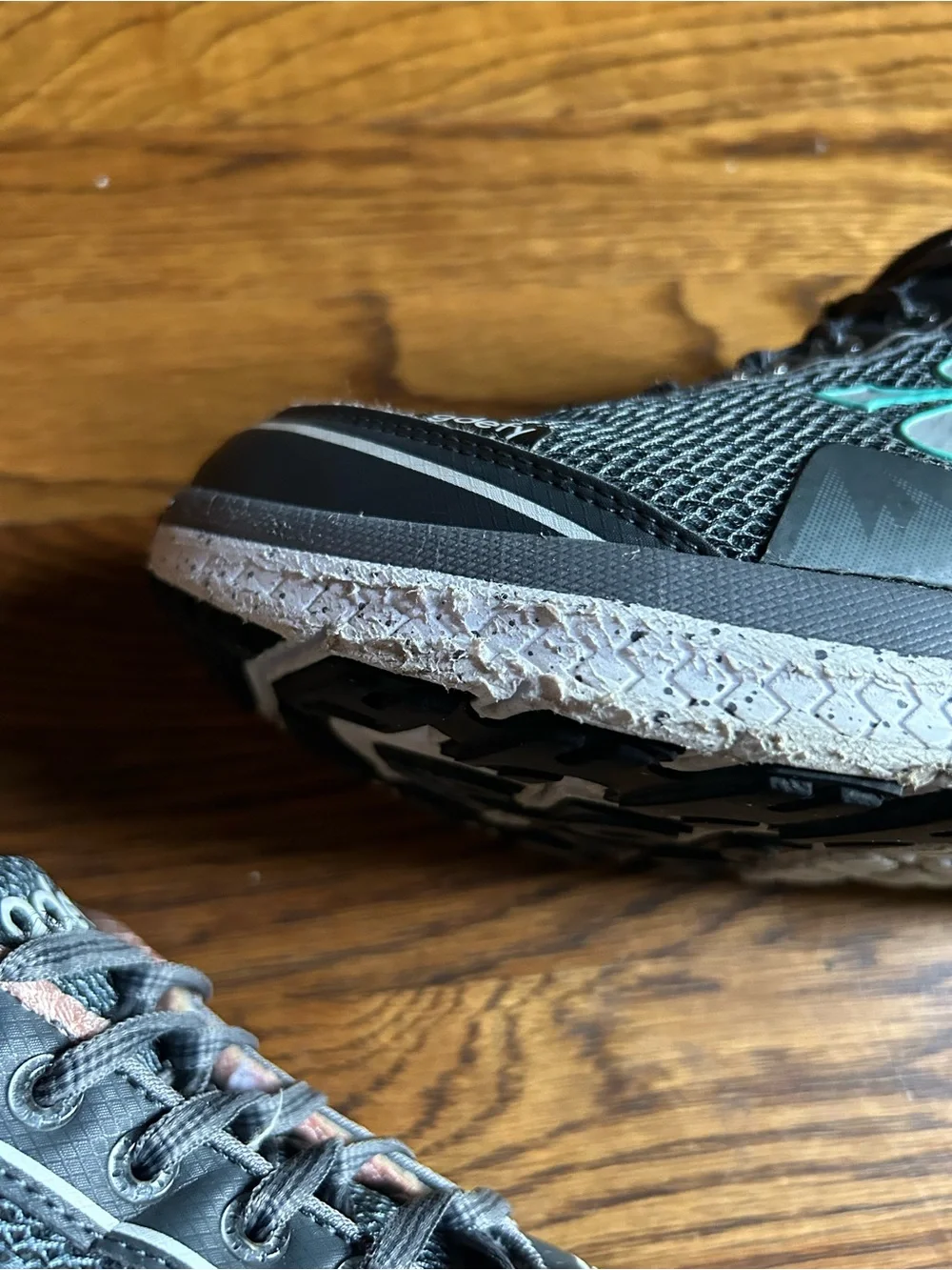 GDEFY Athletic Walking Running Shoes Women’s Size 9.5 Gray Pink Teal - Picture 11 of 14
